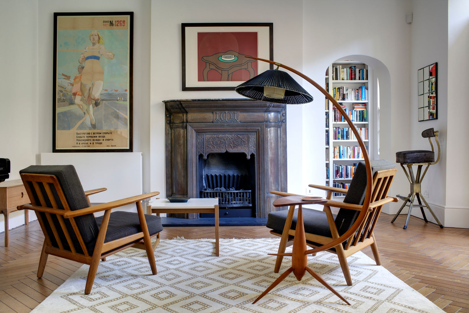 Barnsbury Park, ReDesign London Ltd ReDesign London Ltd Eclectische woonkamers