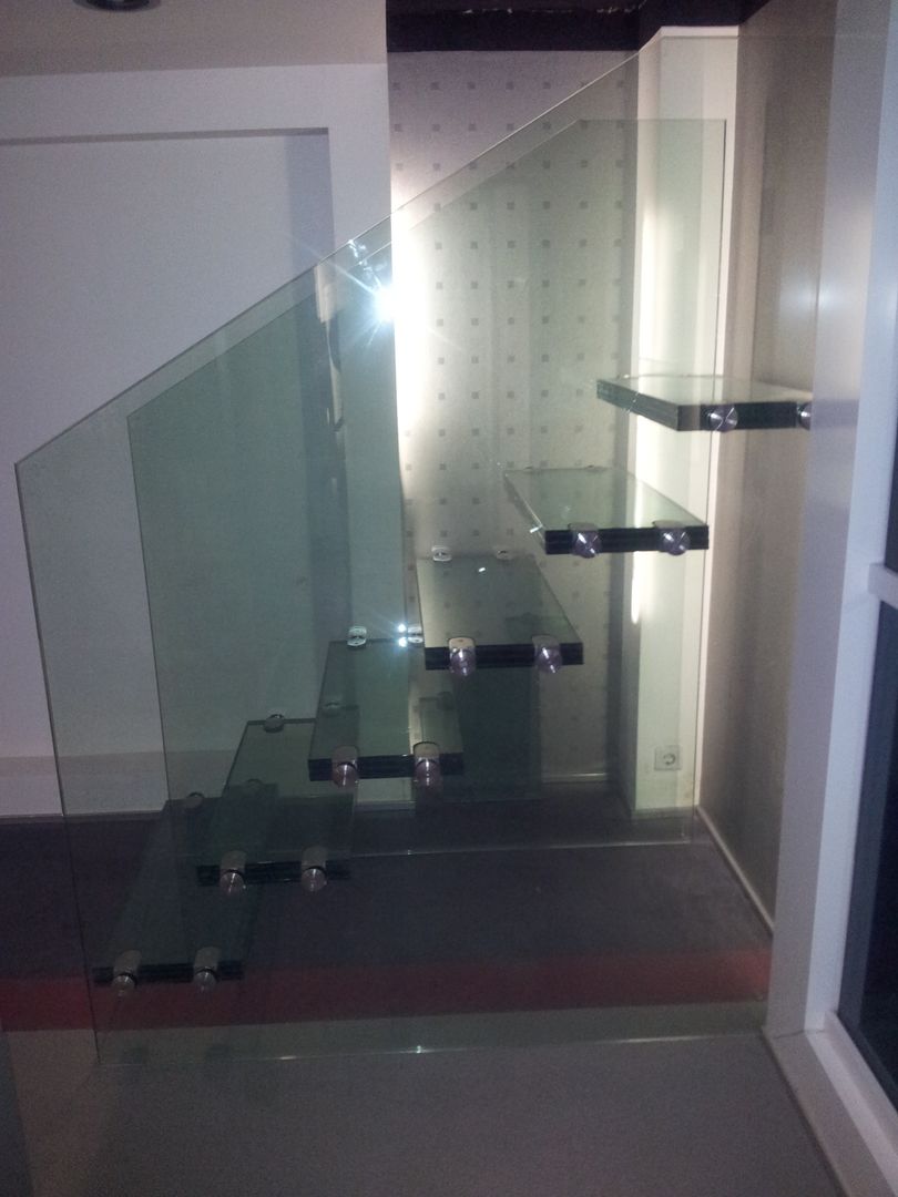 Dağılmaz Cam, dağılmaz cam sanayii dağılmaz cam sanayii Modern Corridor, Hallway and Staircase