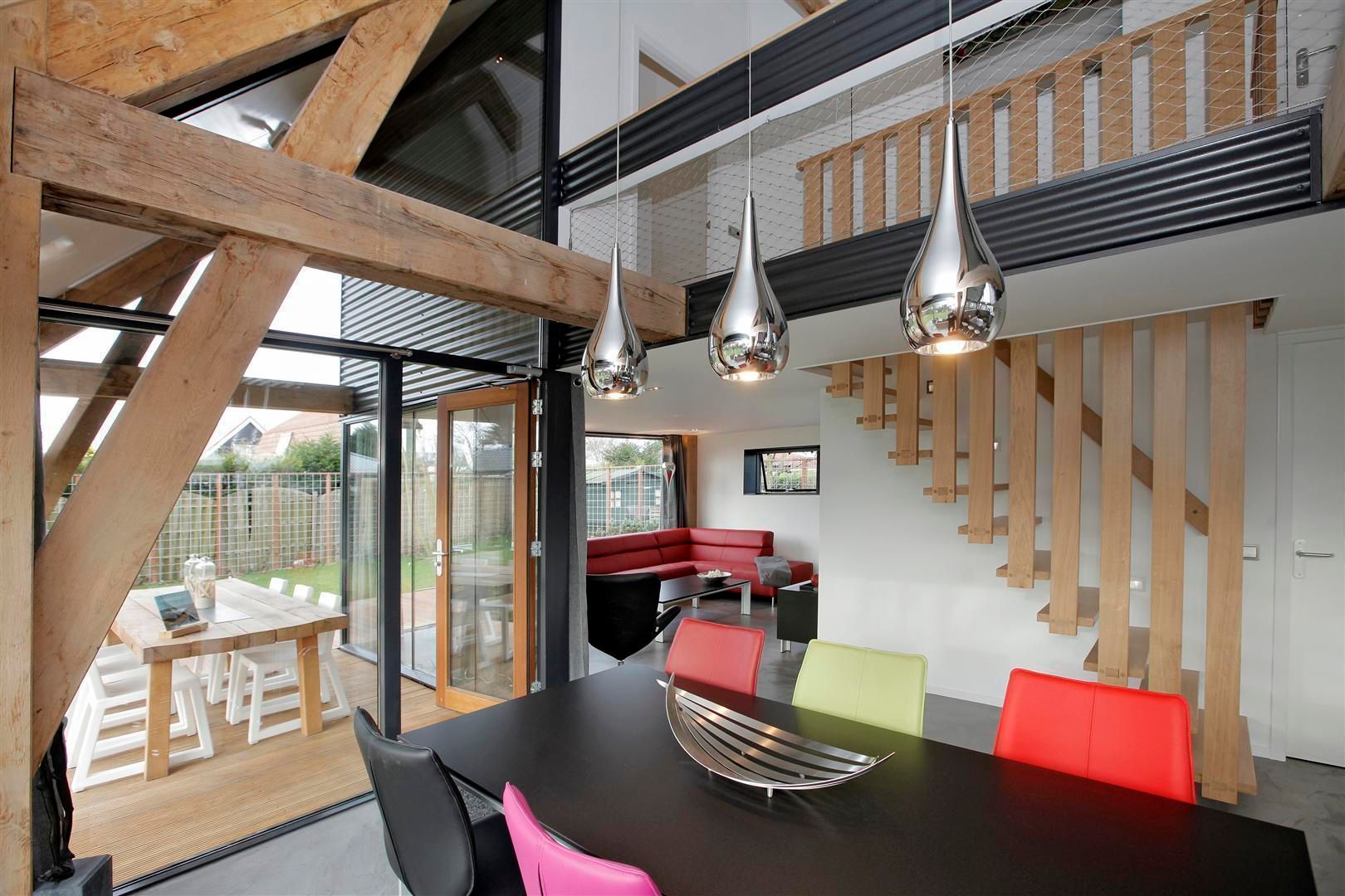 Moderne recreatiewoning, Bongers Architecten Bongers Architecten Salas de estar modernas