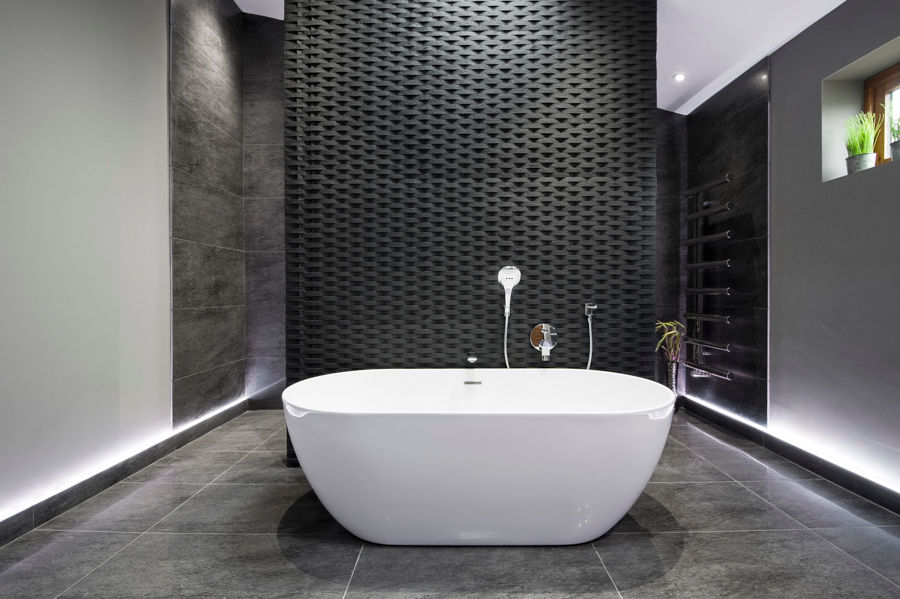 Rock Star Bathroom , Lisa Melvin Design Lisa Melvin Design Moderne badkamers