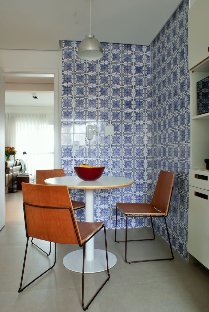 Apartamento Brooklin, Gisele Emery Arquitetura Gisele Emery Arquitetura مطبخ