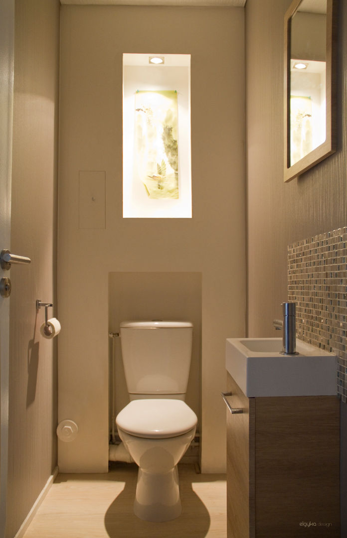 MAISON PRIVEE COSY, ELGYKA DESIGN ELGYKA DESIGN Modern bathroom Toilets