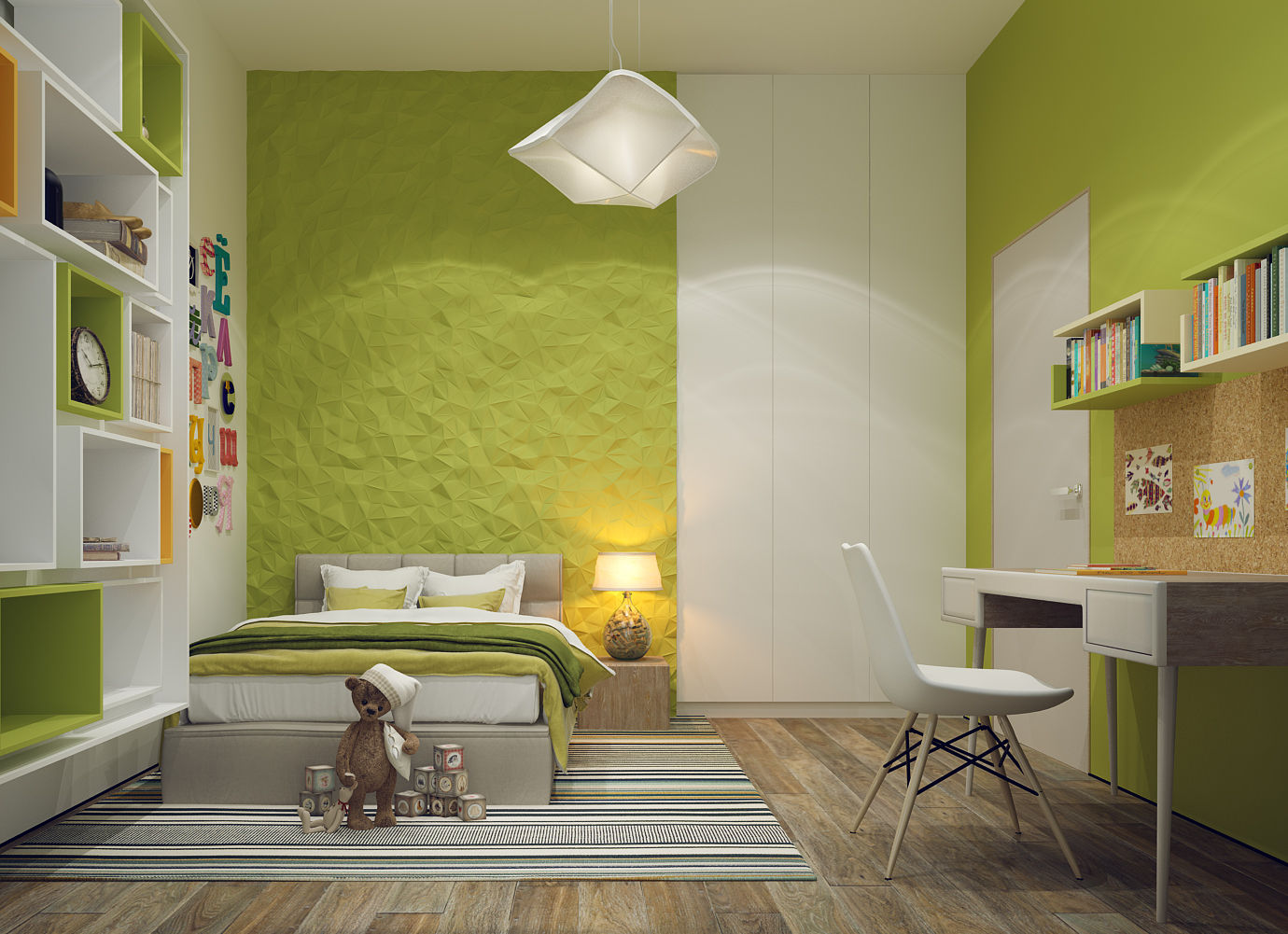 Colors_project, Projecto2 Projecto2 Minimalist nursery/kids room