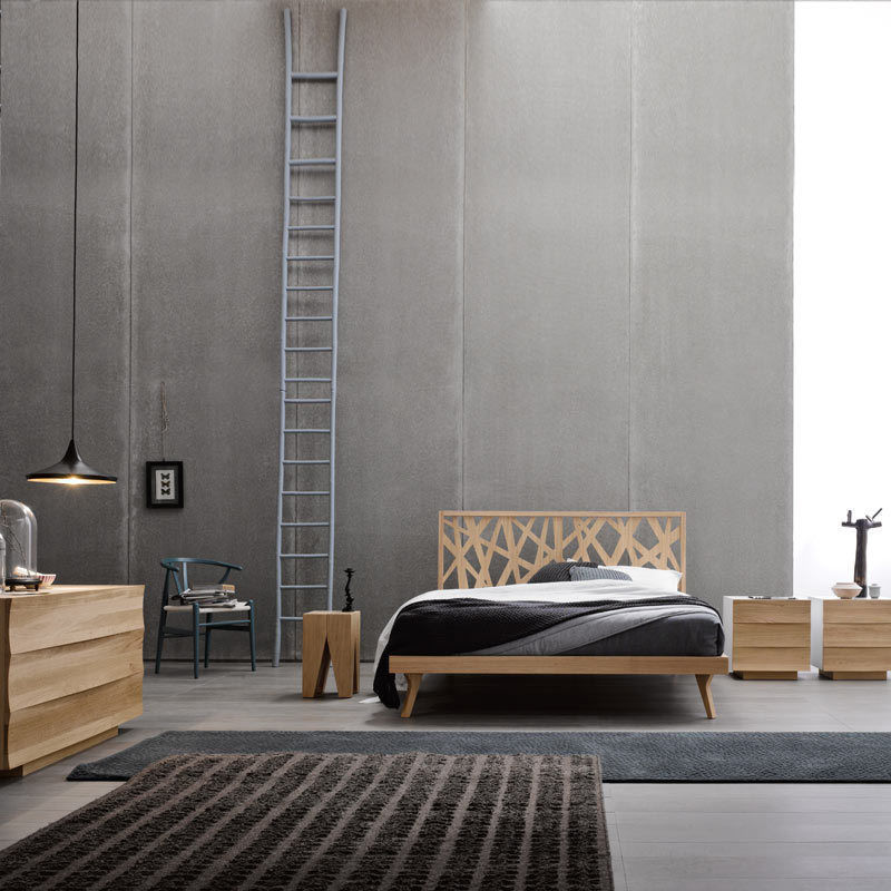 Zona notte d'ispirazione industrial, Lovli s.r.l. Lovli s.r.l. Kamar Tidur Gaya Industrial Beds & headboards