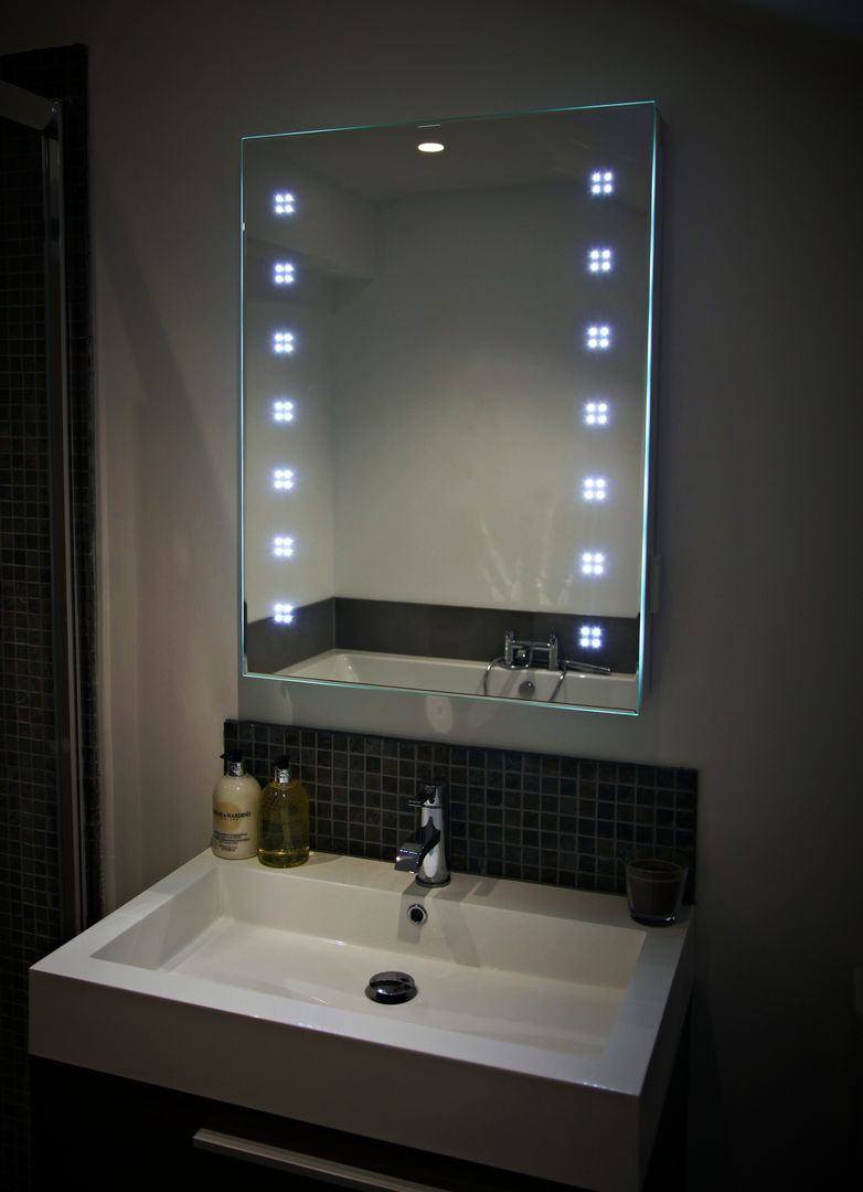 Lucid LED Mirror Hudson Reed Modern bathroom Mirrors