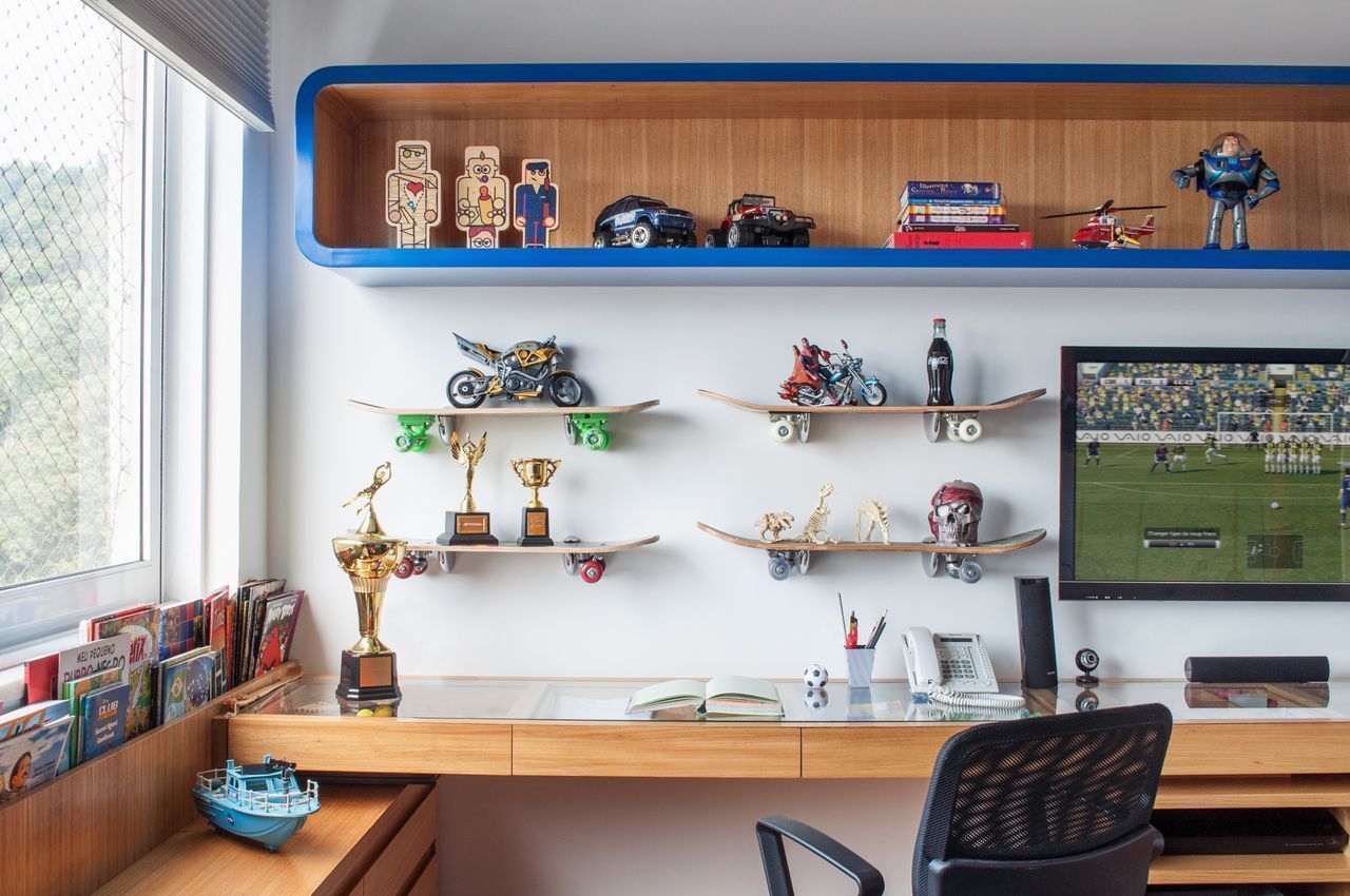 Quarto Hockey, Oba! Arquitetura Oba! Arquitetura Modern nursery/kids room