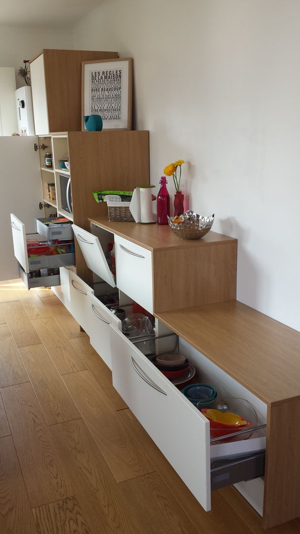 Cuisine , My First Cabane My First Cabane Kitchen Cabinets & shelves