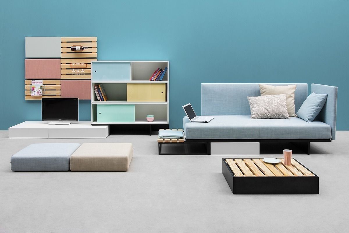 EASY, design Wierszyłłowski and Designers, 2014, NOTI NOTI Modern living room Sofas & armchairs