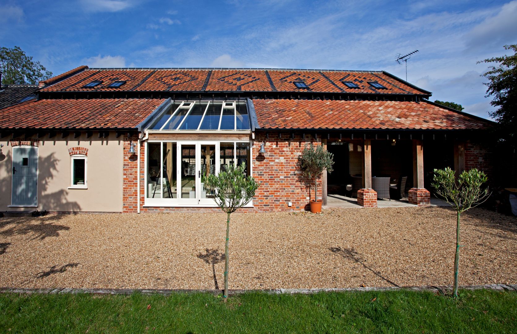 Completed Barn Conversion Rear Clayland Architects