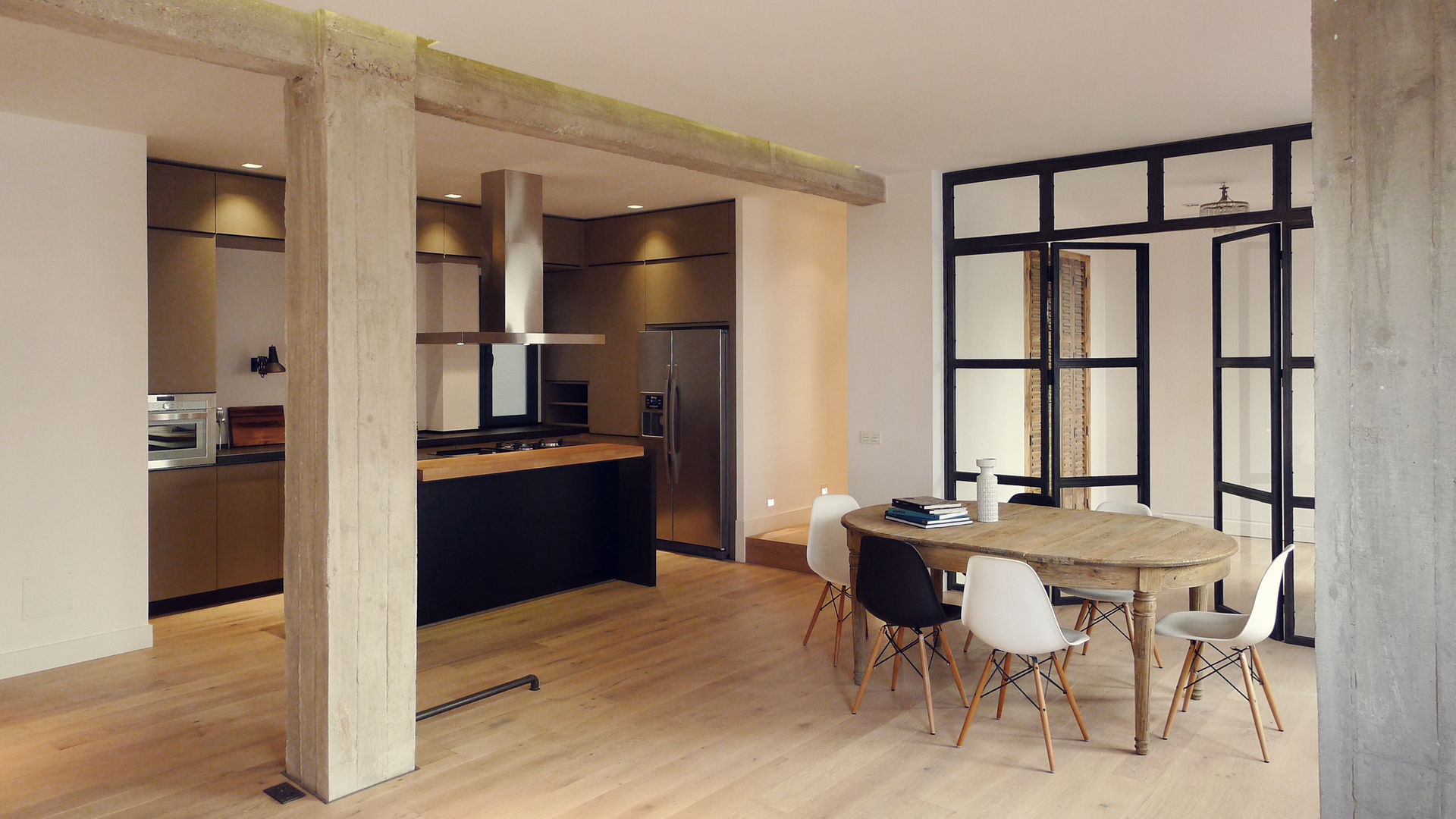 Reforma Piso Madrid, B-mice Design + Architecture B-mice Design + Architecture Modern kitchen