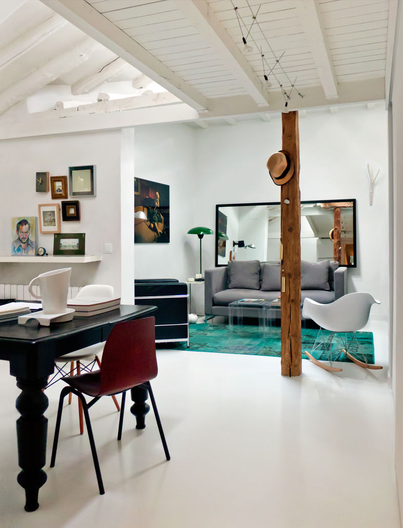 Espacio de estar abierto B-mice Design + Architecture Salones de estilo moderno Mueble,Marco,Mesa,Diseño de interiores,Madera,Piano,Edificio,Piso,Comodidad,Piso