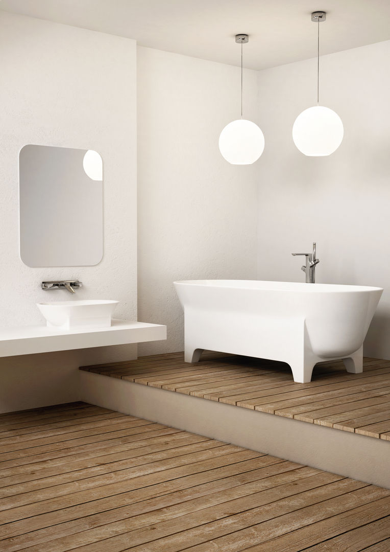 LIVA, MOWO STUDIO MOWO STUDIO 現代浴室設計點子、靈感&圖片 浴缸與淋浴設備