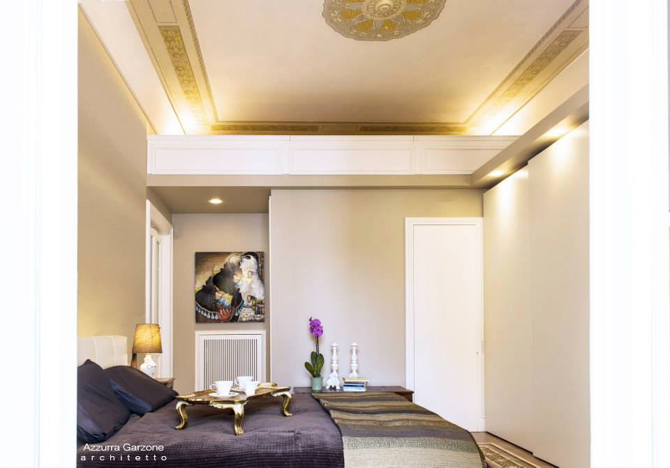 Casa privata BARI. QUARTIERE MURAT, Palazzo primi anni '20. Azzurra Garzone architetto Camera da letto in stile classico