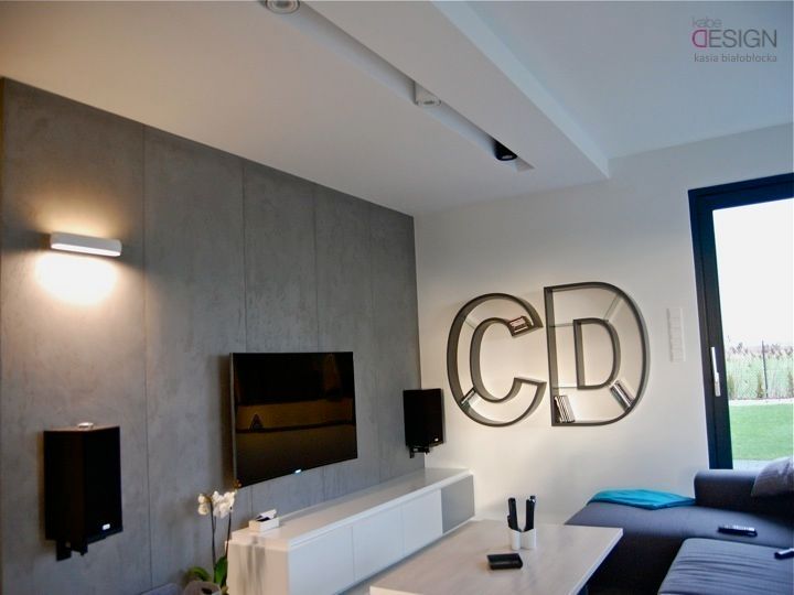 Projekt Gowarzewo, kabeDesign kasia białobłocka kabeDesign kasia białobłocka Modern living room