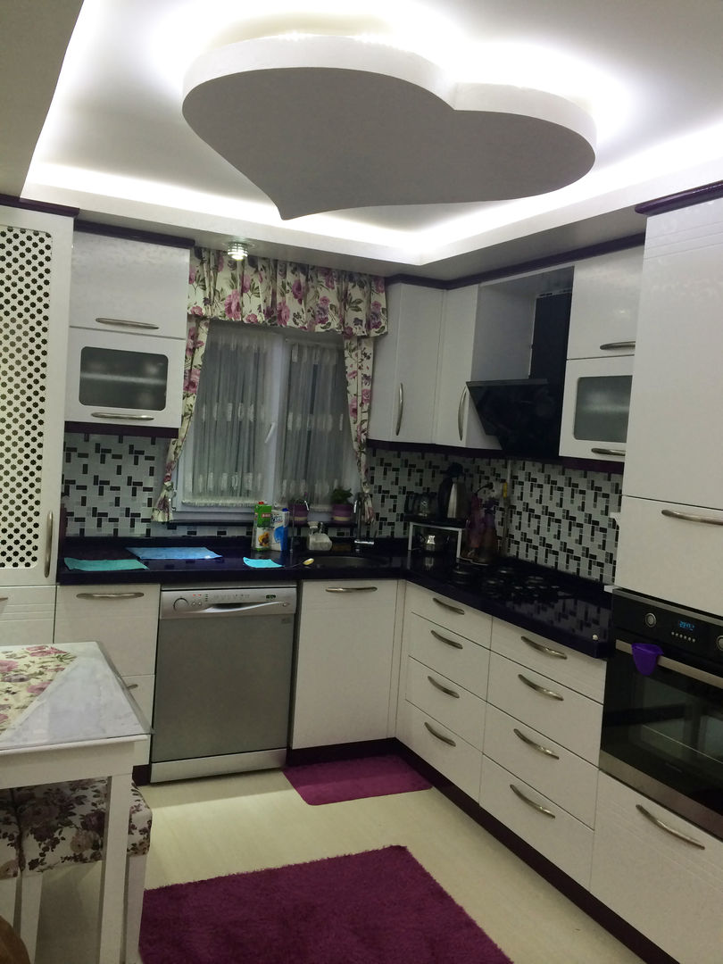 Mutfak Dekorasyon, Göksu Dekorasyon Göksu Dekorasyon Modern style kitchen Cabinets & shelves