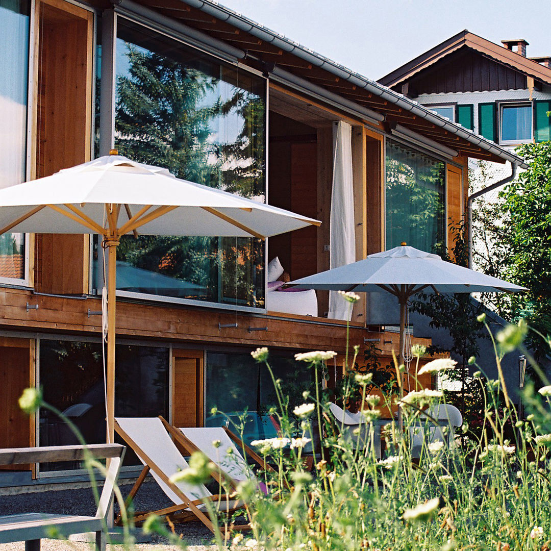 Einfamilienhaus Kr, becker architekten becker architekten Casa di legno