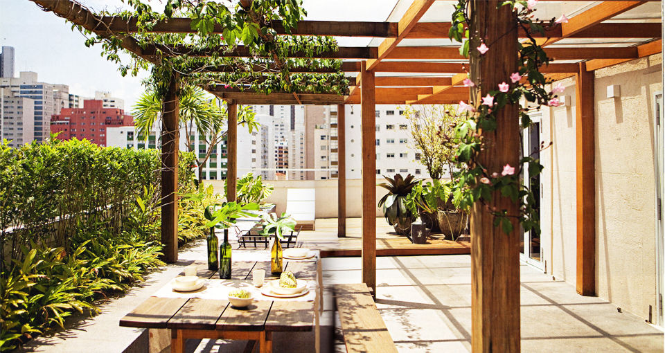 Apartamento Oliver, SAO Arquitetura SAO Arquitetura Balcones y terrazas de estilo moderno