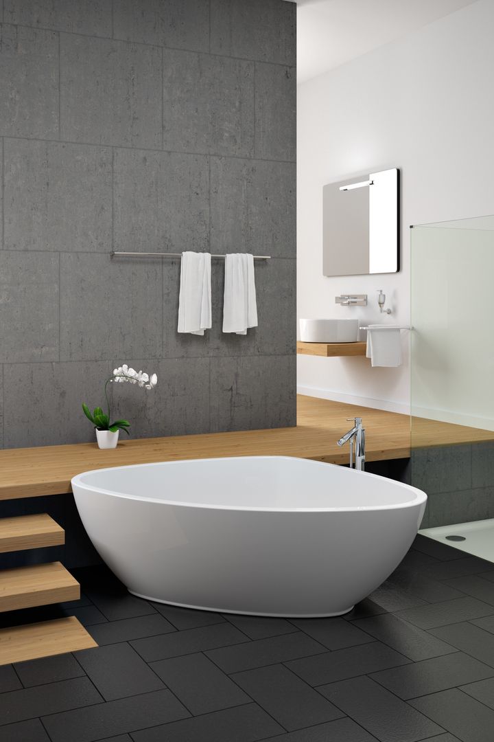 GALATEA OCEAN, GALATEA GmbH GALATEA GmbH Kamar Mandi Gaya Eklektik Bathtubs & showers