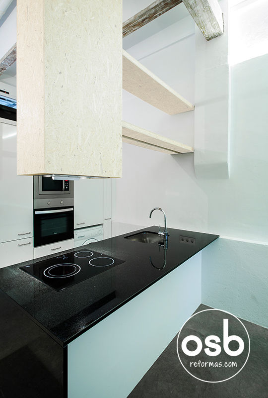 rafa, osb arquitectos osb arquitectos Industrial style kitchen Bench tops