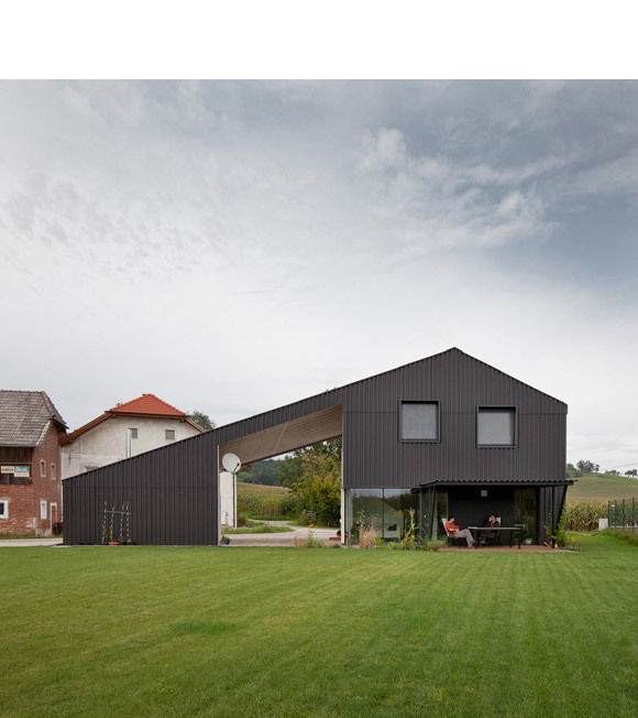 Das kleine Schwarze, xarchitekten xarchitekten Casas modernas