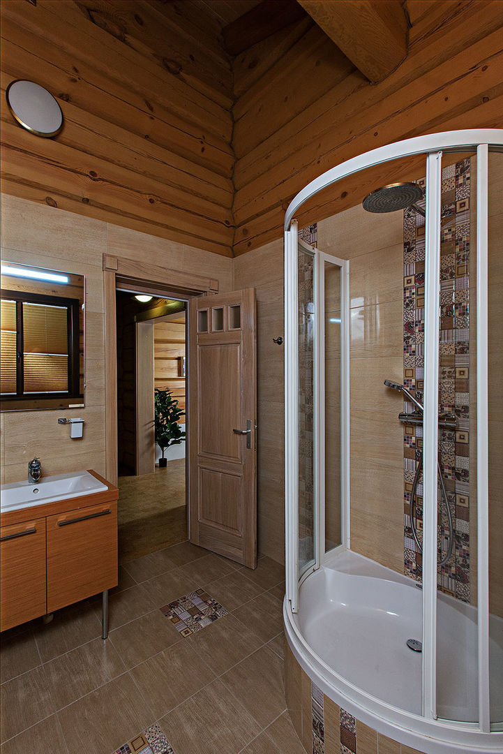 Дом, Николай Карачев Николай Карачев Rustic style bathroom