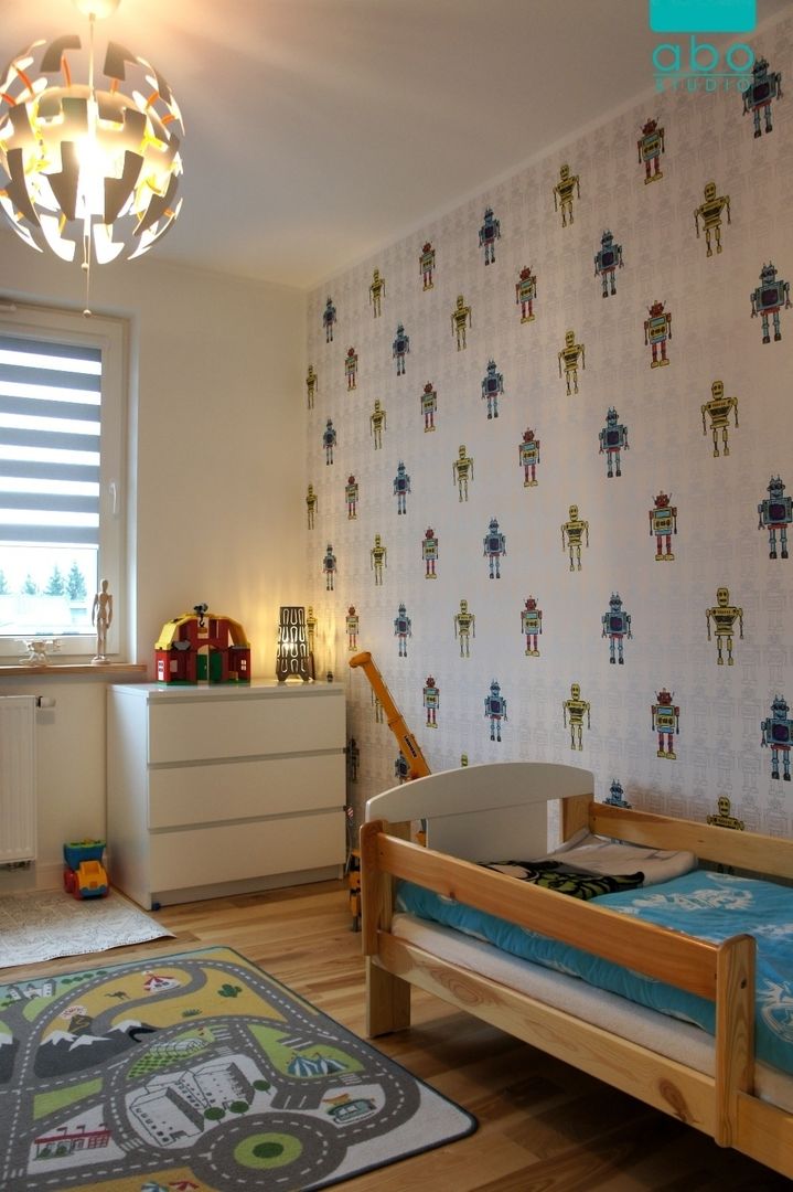 pokoje dziecięce, abostudio abostudio Nowoczesny pokój dziecięcy