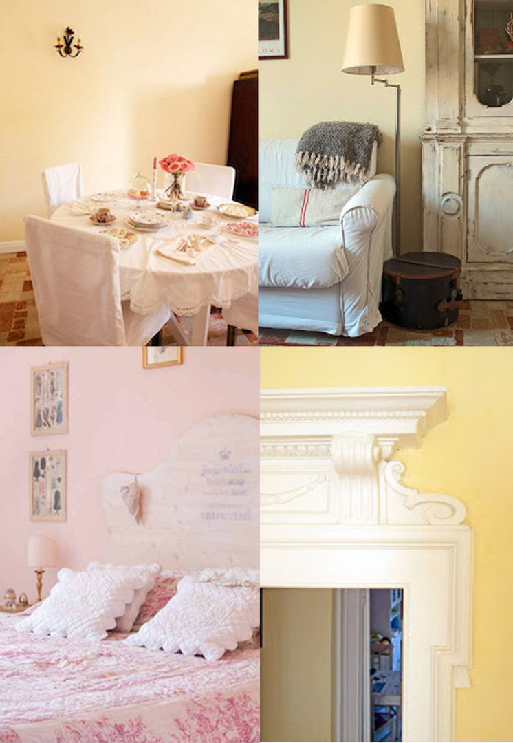 Home Relooking in stile Shabby Chic, Cinzia Corbetta Cinzia Corbetta Klassieke ramen & deuren