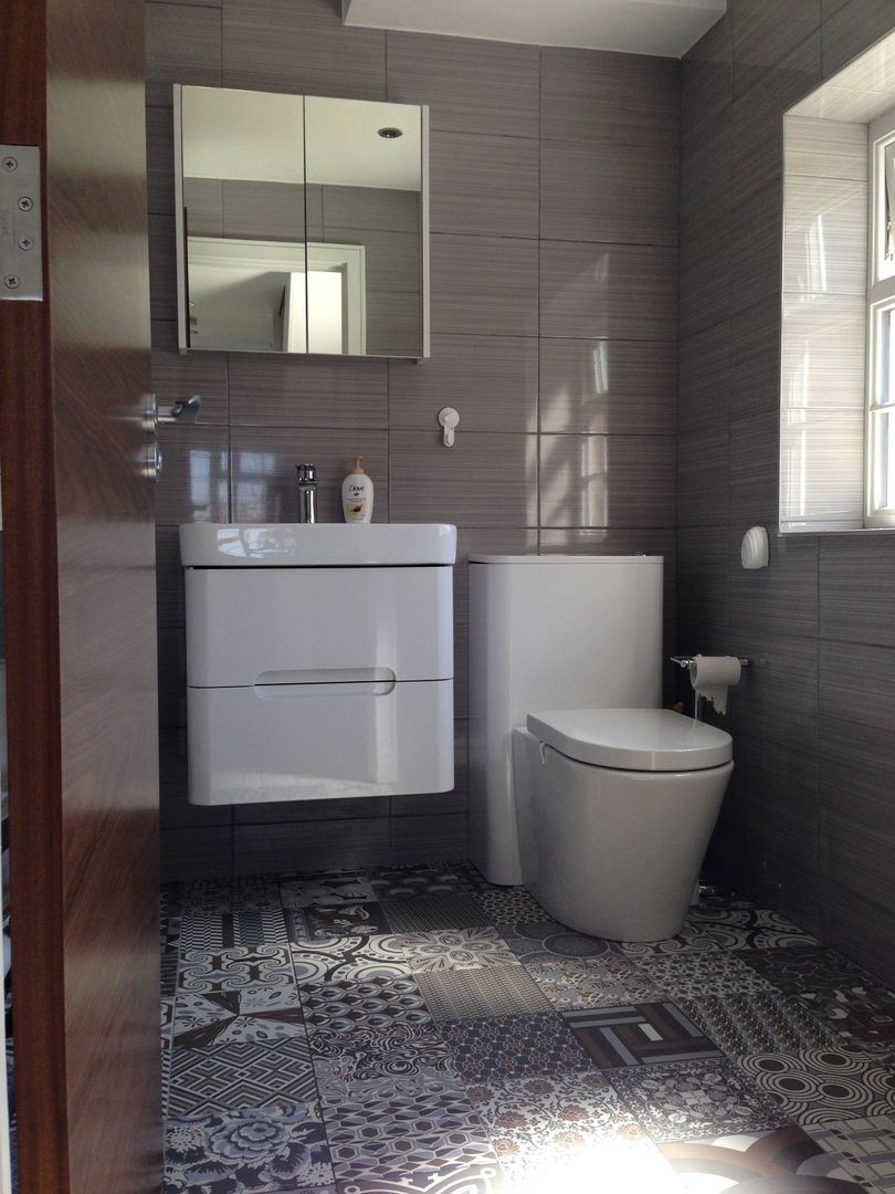 main bathroom Progressive Design London Ванная комната в эклектичном стиле