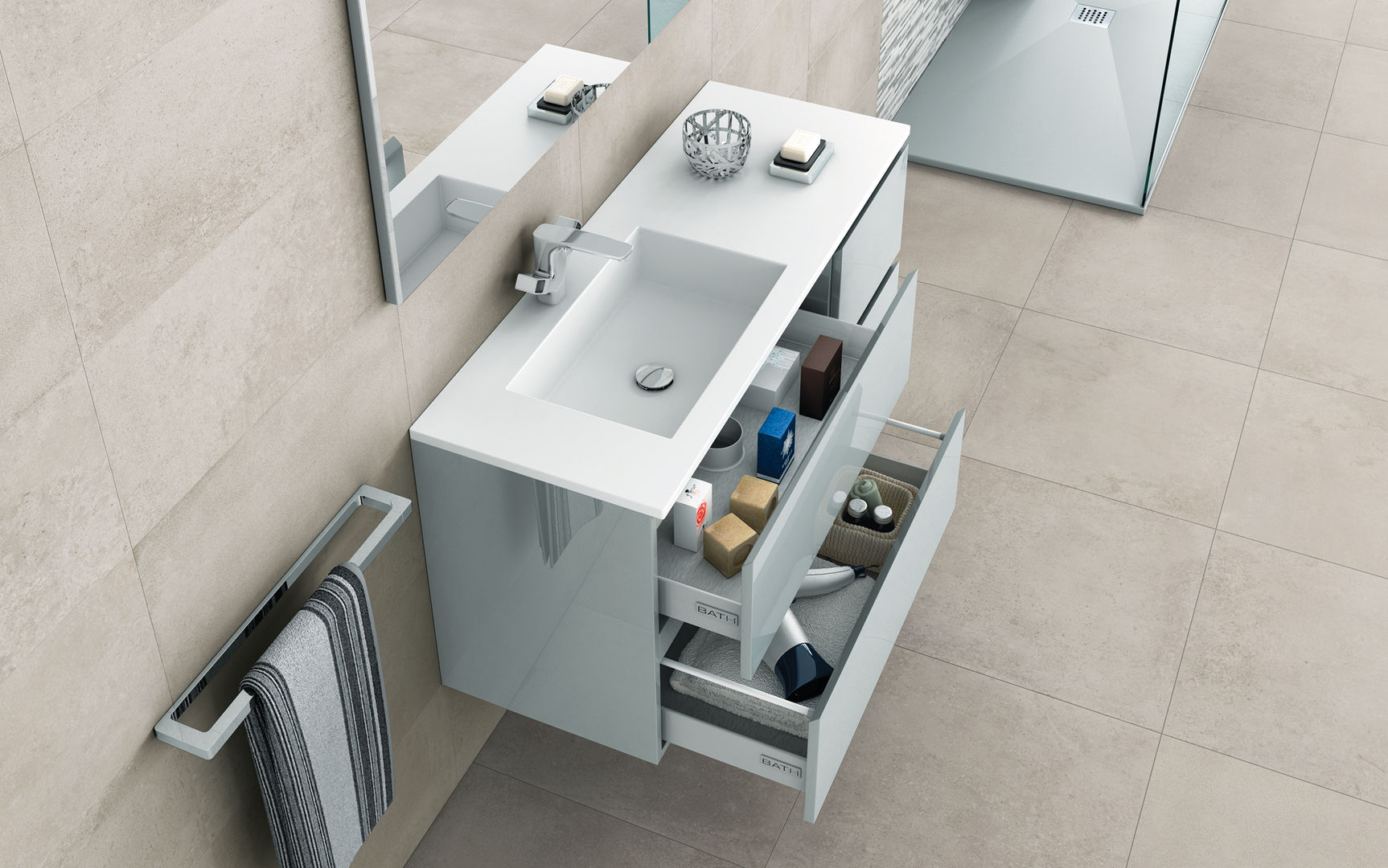 Lavabos y encimeras, BATH BATH Phòng tắm phong cách hiện đại Sinks