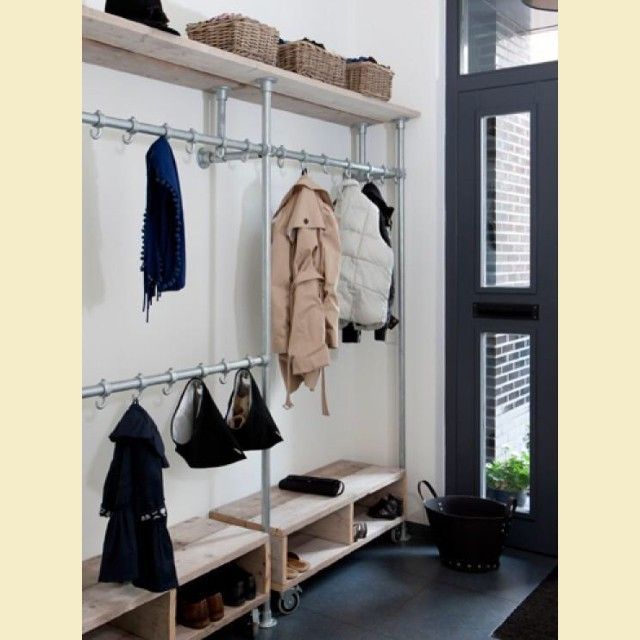 Вешалки для одежды из водопроводных труб, Home Loft Studio Home Loft Studio الغرف Clothes hooks & stands