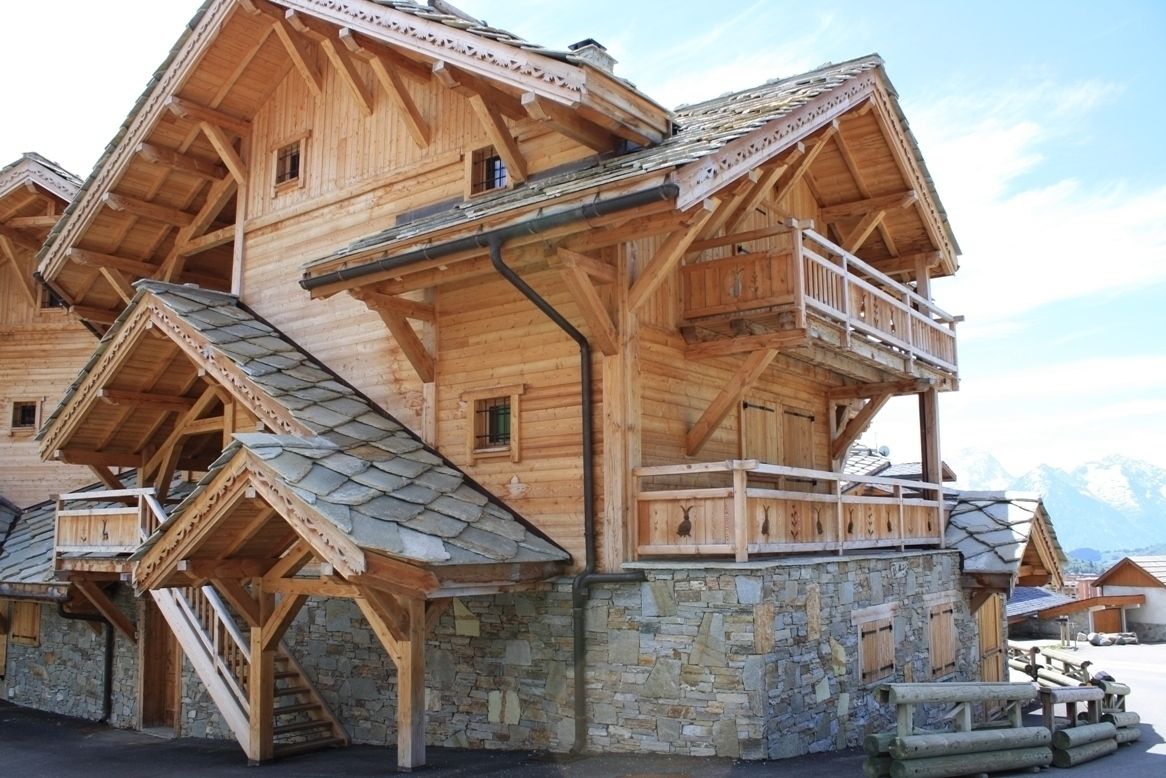 Mauern/ Mauerverkleidungen, Luserna Stone Luserna Stone Rustic style houses