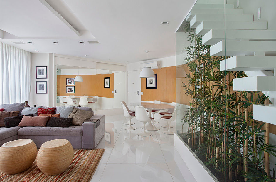 Cobertura Duplex Edifício Mandarim - Condomínio Peninsula, Cadore Arquitetura Cadore Arquitetura Nhà kính phong cách hiện đại