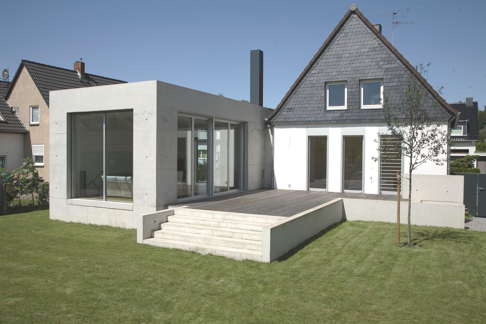 Einfamilienhaus in Duisburg, Oliver Keuper Architekt BDA Oliver Keuper Architekt BDA บ้านและที่อยู่อาศัย