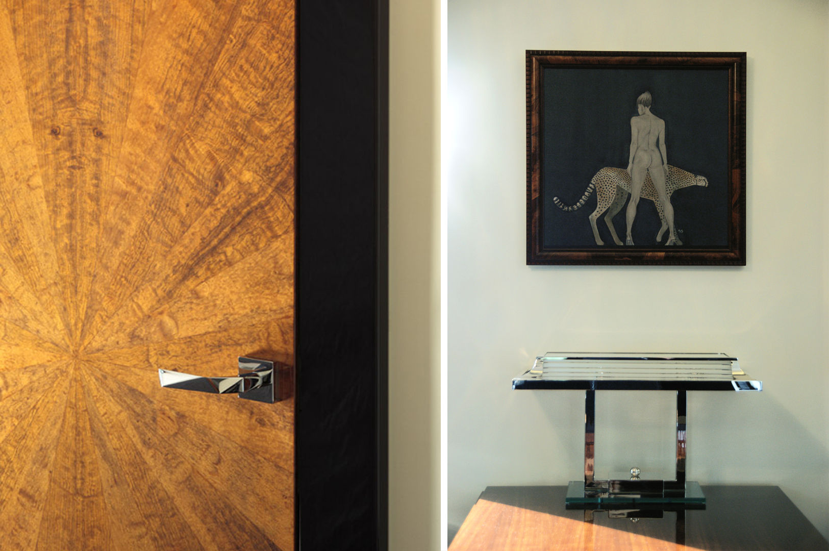 Apartament na Mokotowie inspirowany Art Deco, Pracownia Projektowa Pe2 Pracownia Projektowa Pe2 Drzwi Drzwi