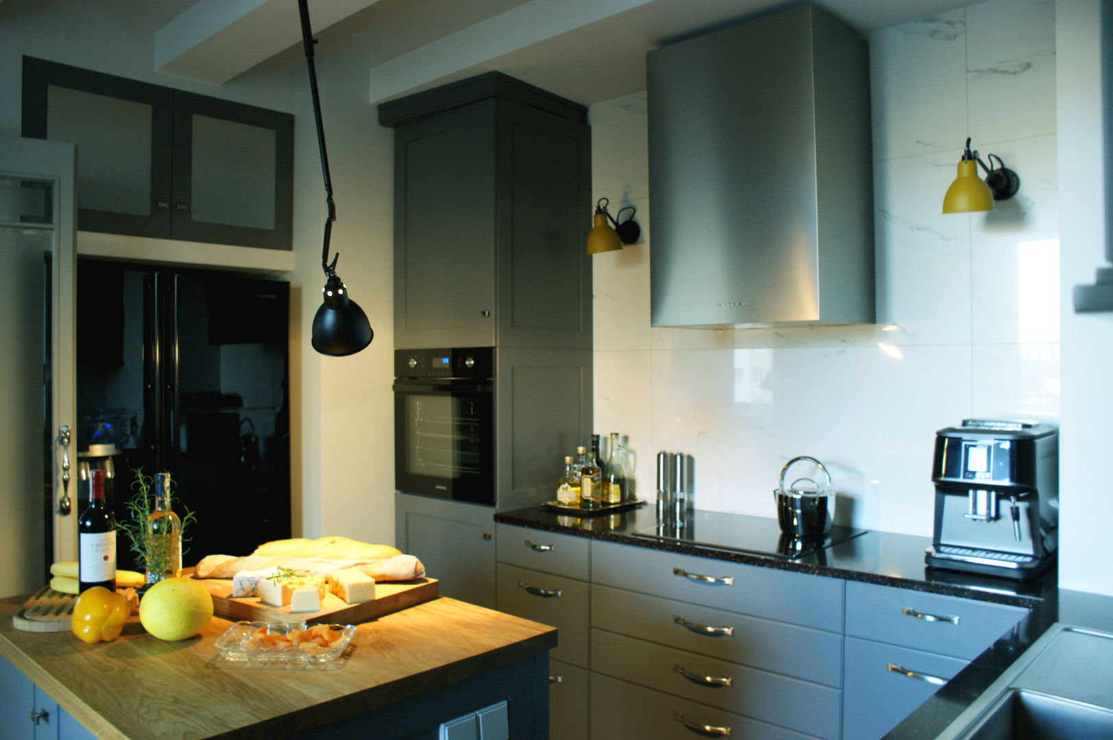 W stylu paryskiej kamienicy, Pracownia Projektowa Pe2 Pracownia Projektowa Pe2 Eclectic style kitchen