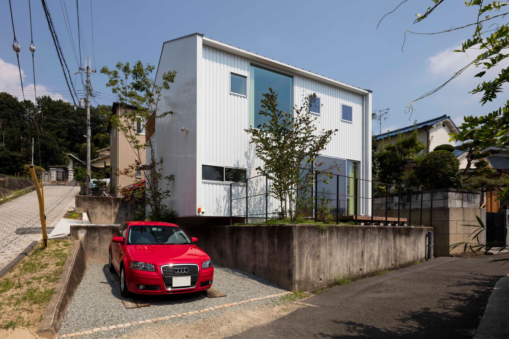 生駒の家 House in Ikoma, arbol arbol Maisons modernes