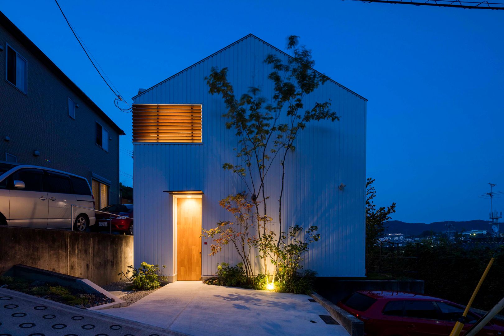 生駒の家 House in Ikoma, arbol arbol Maisons modernes