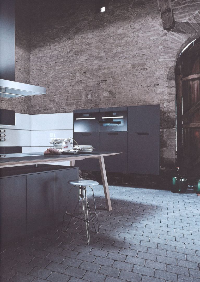 NX500 indigoblauw , Eiland de Wild Keukens Eiland de Wild Keukens Cozinhas minimalistas