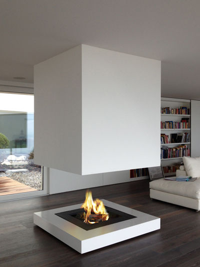 Feuerstellen in Einzelanfertigung, Wirth&Schmid AG Wirth&Schmid AG Salones de estilo moderno Chimeneas y accesorios