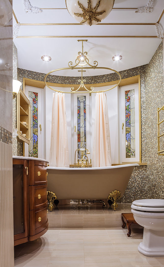 Классика с элементами Ар-деко., InScale InScale Classic style bathroom