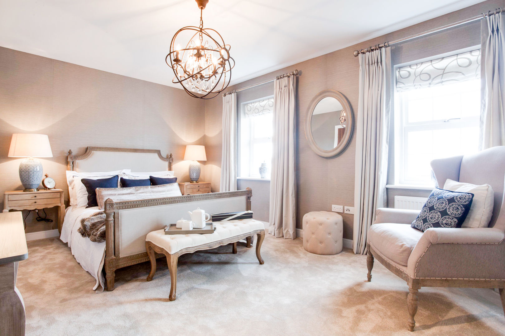 Montford Place, Etre Etre Klassische Schlafzimmer