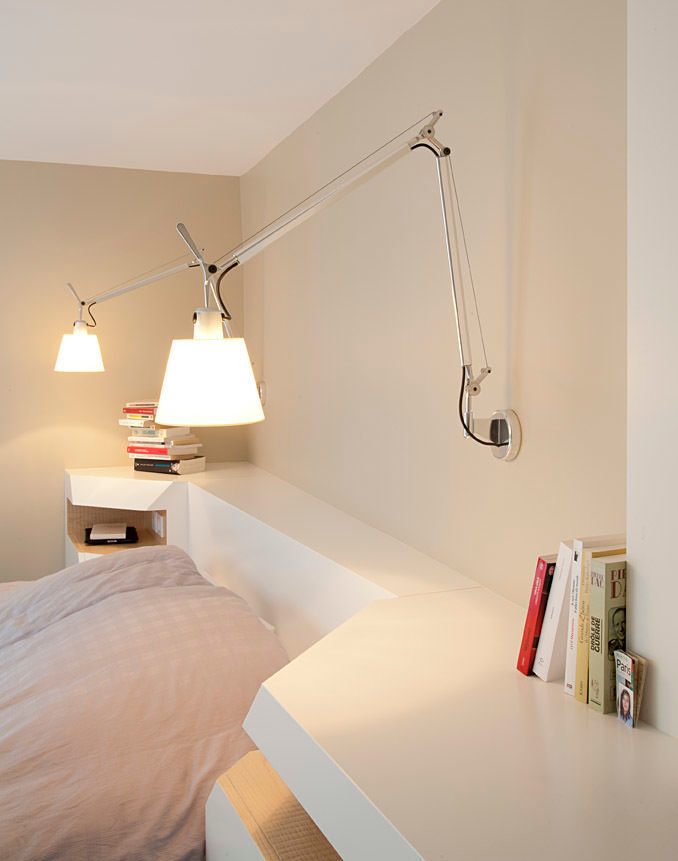 Transformation d’un duplex vétuste en appartement moderne-Paris-3e, ATELIER FB ATELIER FB 모던스타일 침실
