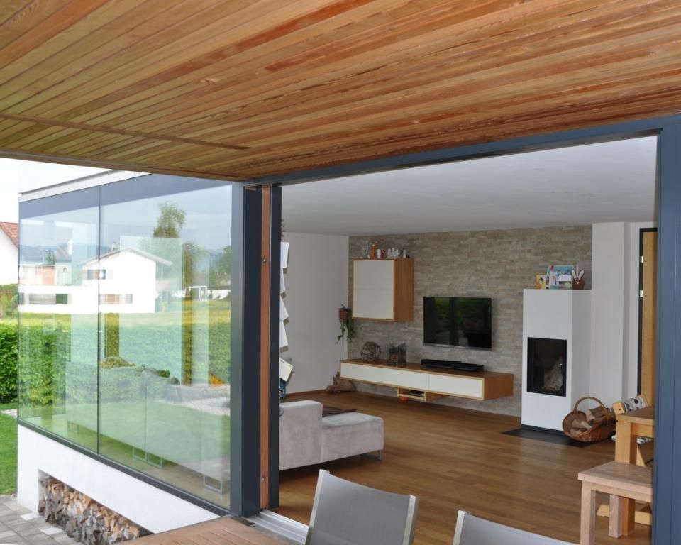 Sanierung Einfamilienhaus Kirchberger, reichart bauplanungsgmbh reichart bauplanungsgmbh Modern living room