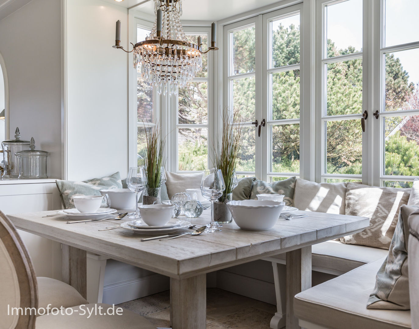 Reetdachhaus in List auf Sylt, Immofoto-Sylt Immofoto-Sylt Country style dining room