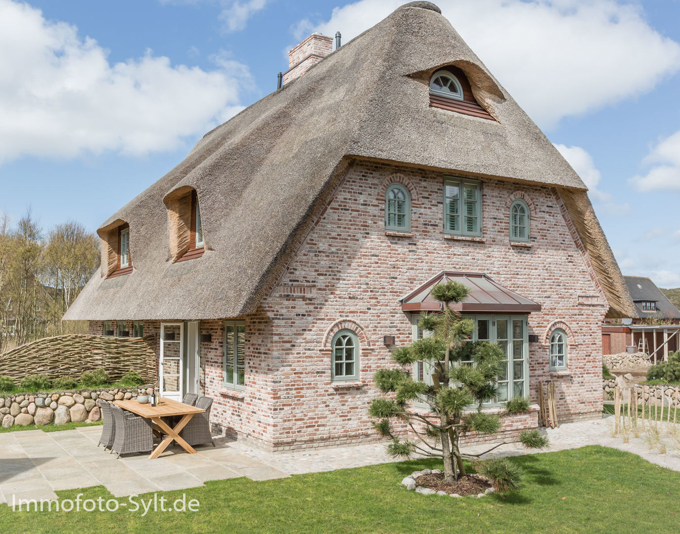 Reetdachhaus in List auf Sylt, Immofoto-Sylt Immofoto-Sylt Casas de estilo rural