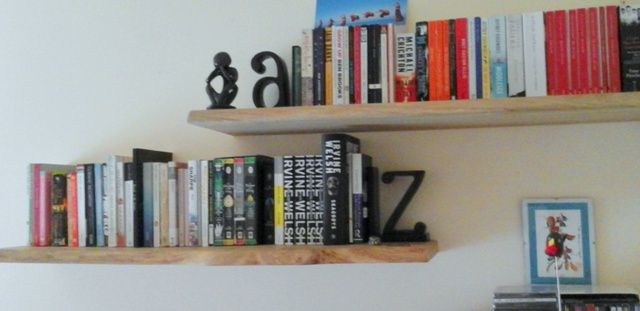 Floating Book Shelf Something Wood ห้องทำงาน/อ่านหนังสือ ตู้เก็บของและชั้นวาง