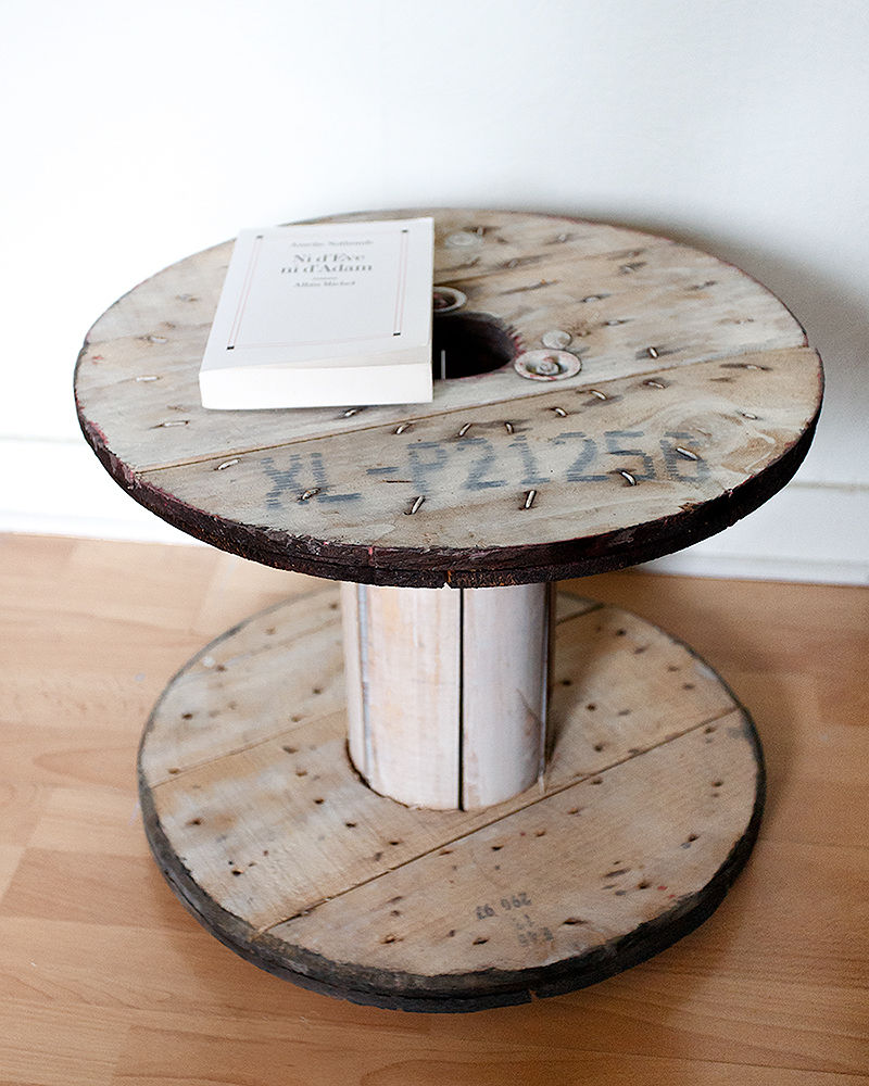 Petit touret en bois rénové, Artodeco Artodeco Living room Side tables & trays