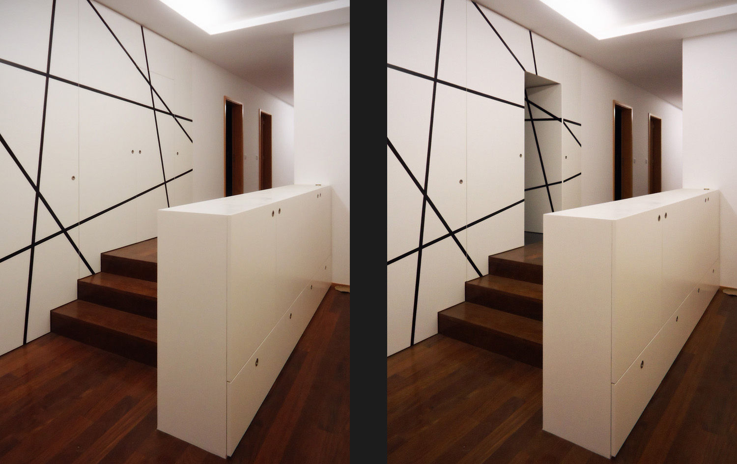 Moradia das Pedras, EVA | evolutionary architecture EVA | evolutionary architecture Classic style corridor, hallway and stairs