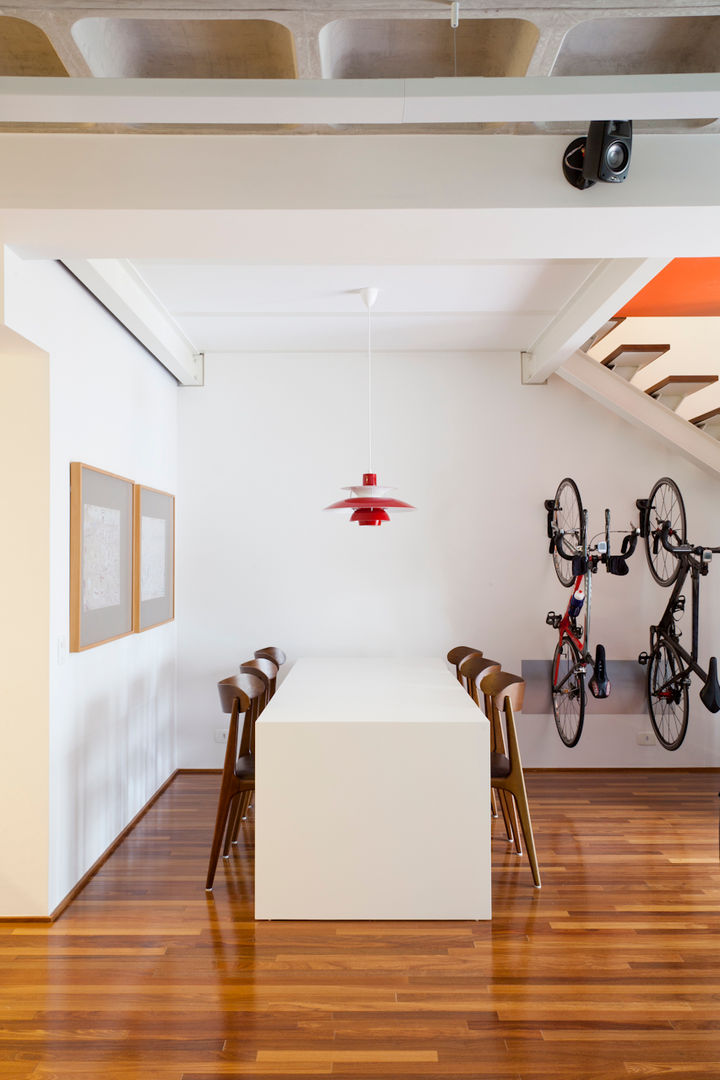 Projeto Araguari, Stuchi&Leite Projetos Stuchi&Leite Projetos Modern dining room