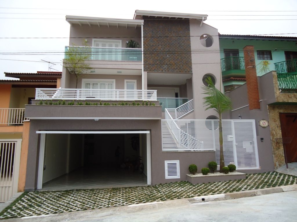 Residência Nádia & Pedro - Área externa, Kátia Borges - arquitetura+interiores Kátia Borges - arquitetura+interiores Eclectic style houses